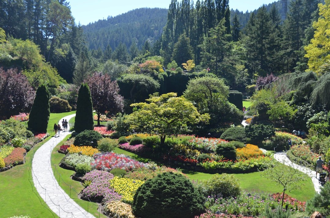 Butchart Gardens spring floral display