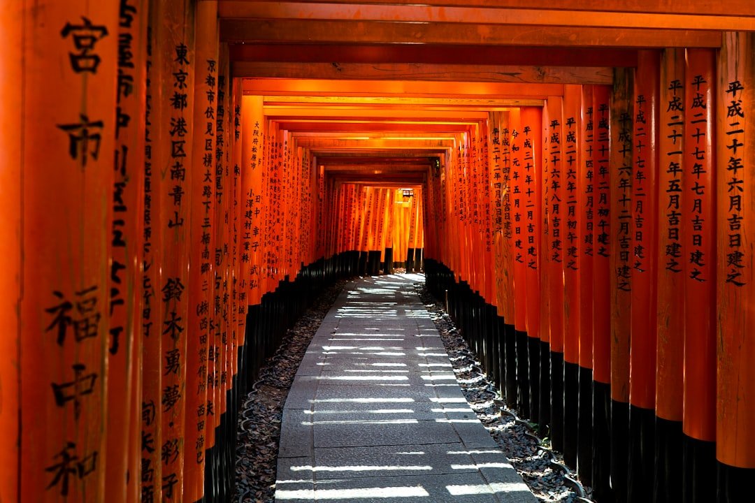 Fushimi Inari vermilion torii tunnel