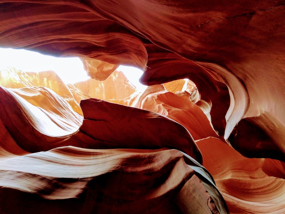Antelope Canyon narrow orange slot canyon walls