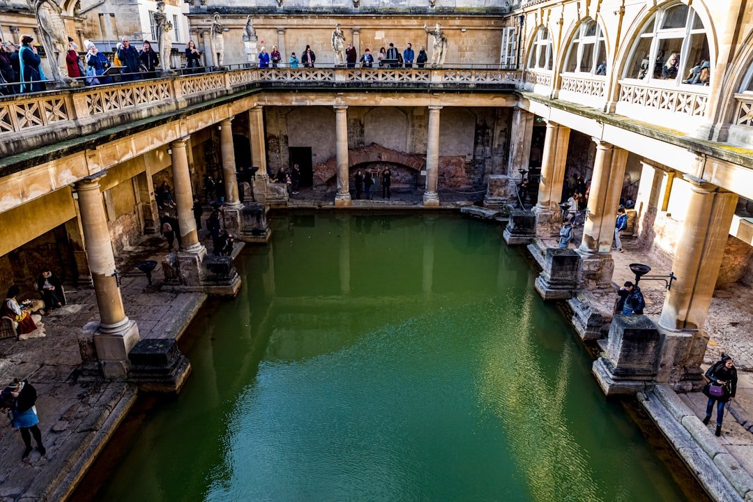 Roman Baths thermal pool in Bath
