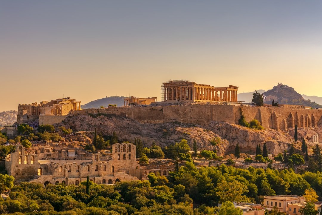 Parthenon temple on the Acropolis hill