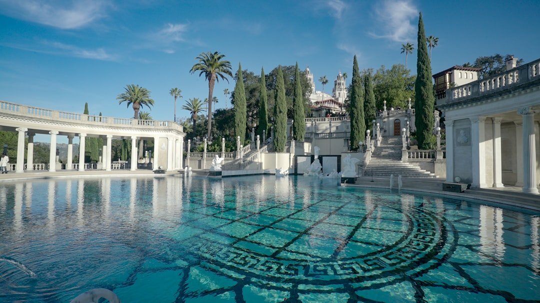 Hearst Castle hilltop terraces and classical architecture