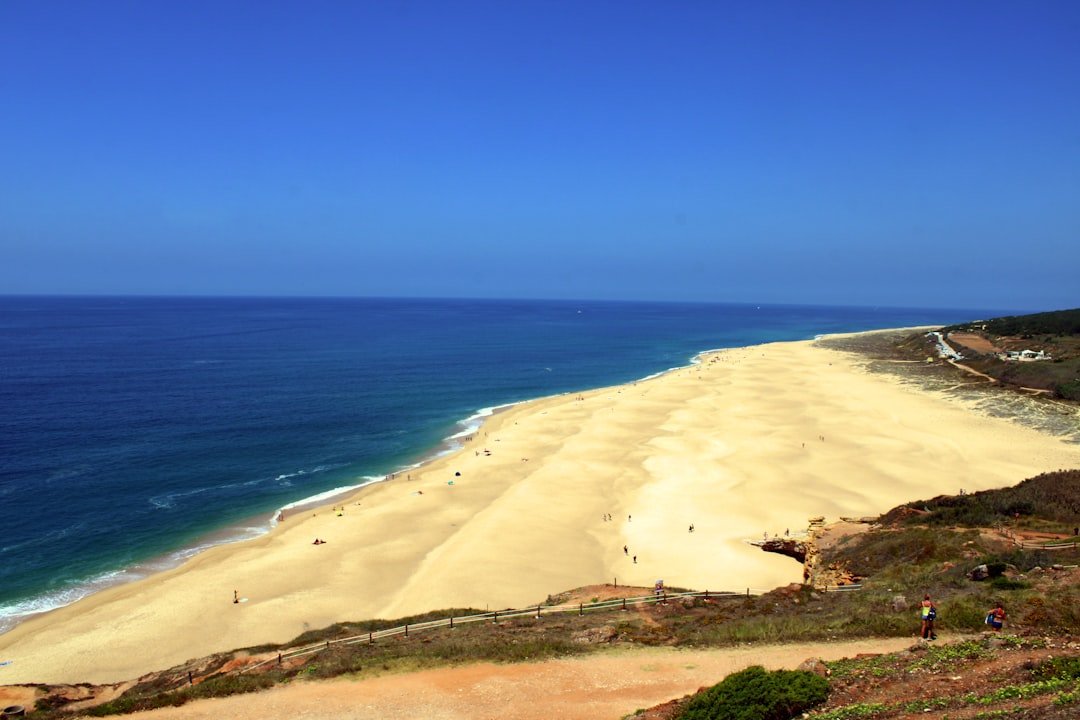 Clifftop viewpoint overlooking waves
