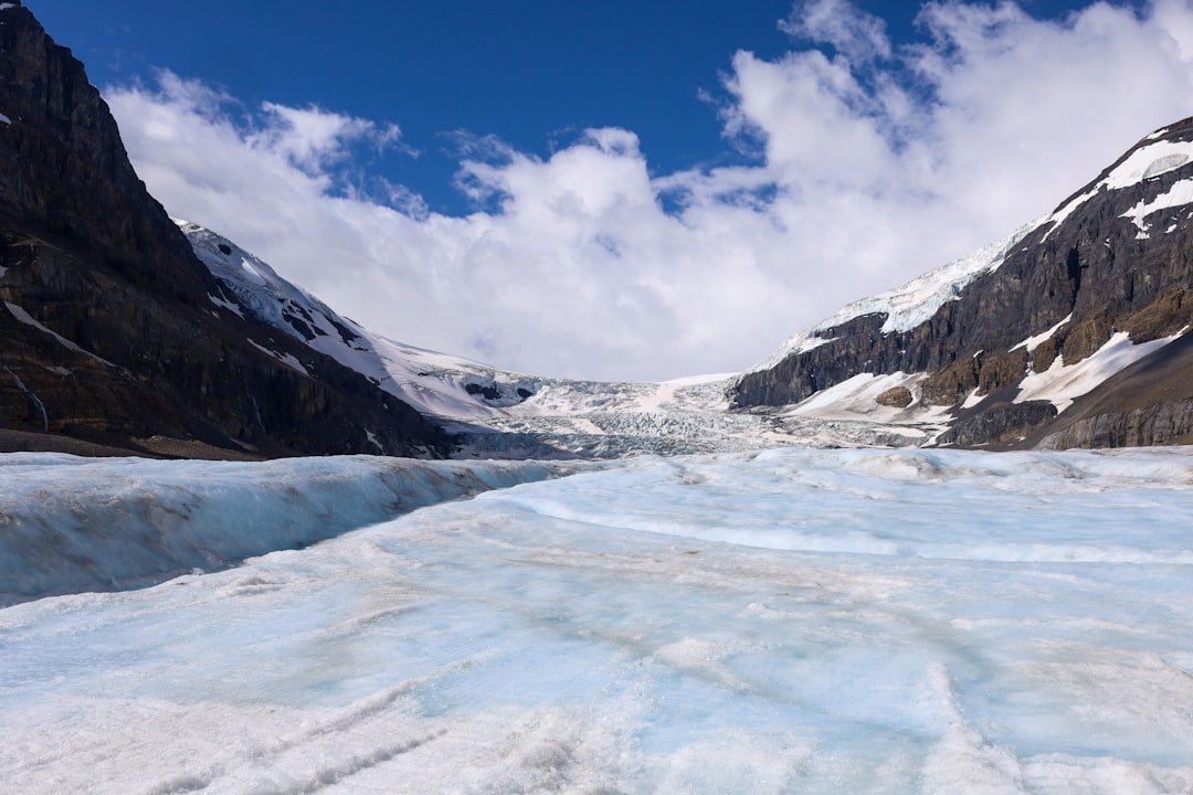 Columbia Icefield Athabasca Glacier and expansive icefield