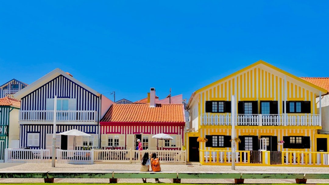 Costa Nova striped waterfront houses