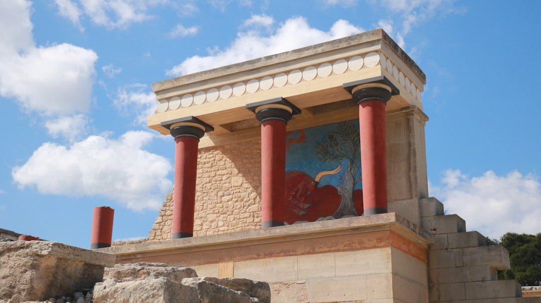Knossos palace Minoan ruins Crete