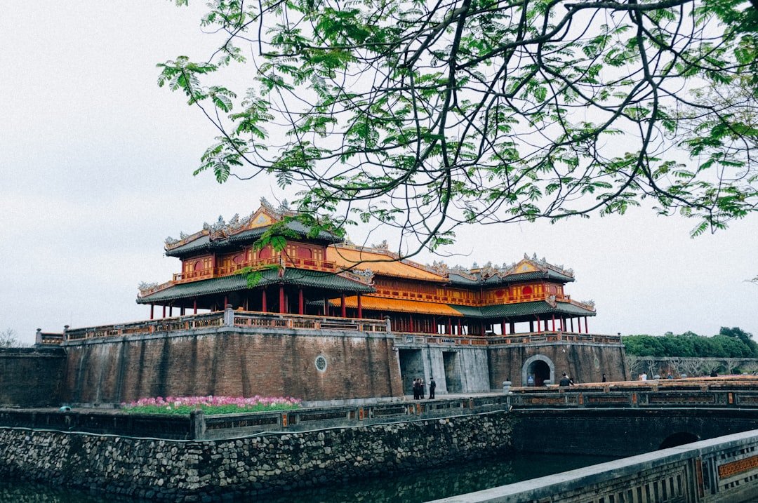 Hue Imperial City citadel and Perfume River
