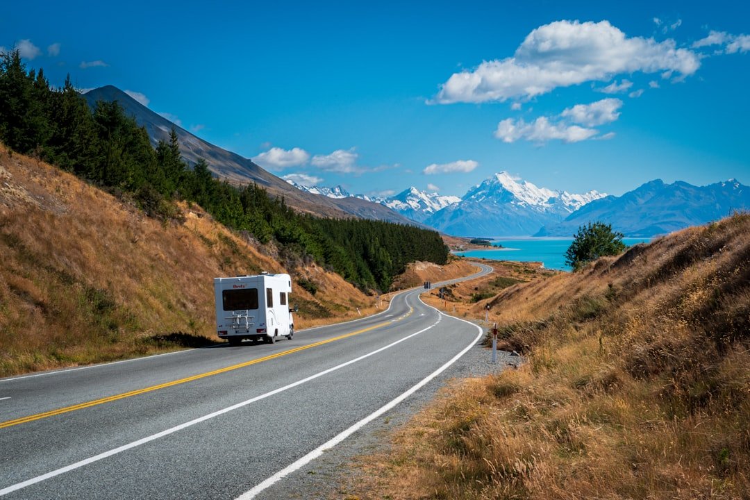Aoraki Mount Cook peak and glacier